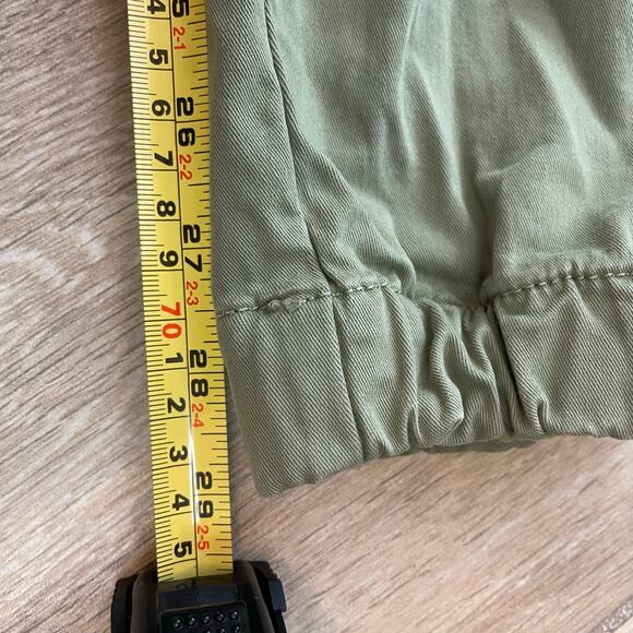 Bearbottom Women’s Jogger Pants Small Olive Green Stretch Cotton Spandex Casual - Picture 6 of 7